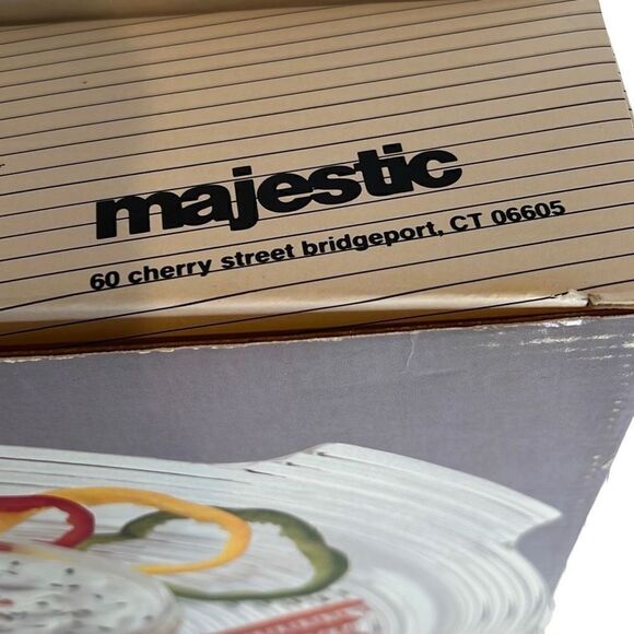 Vintage Majestic Images Chip & Dip Set Pink Lucite New - Picture 5 of 13